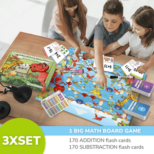 1 Big Math Board Game 3xSet
